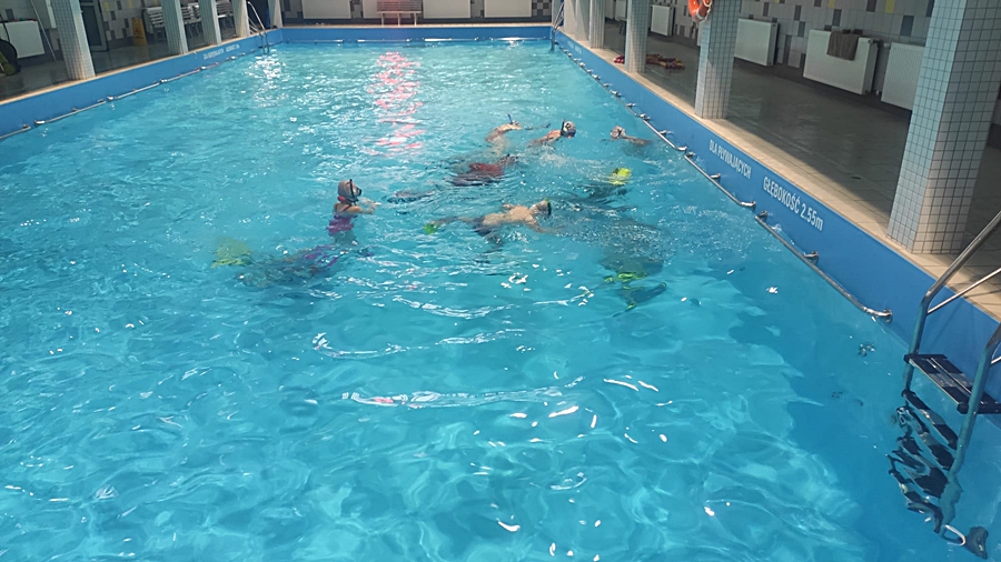 Hokej pod wodą Walenie Siemianowice Śląskie Trening 5 XI 2022. Koniec Walenia czyli Amatorska Liga Hokeja Pod Wodą